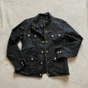J. Crew Black Utility Jacket size L